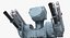 Pantsir-ME Naval Air Defence Rigged 3D Model