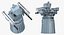 Pantsir-ME Naval Air Defence Rigged 3D Model