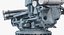 Pantsir-ME Naval Air Defence Rigged 3D Model
