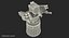 Pantsir-ME Naval Air Defence Rigged 3D Model