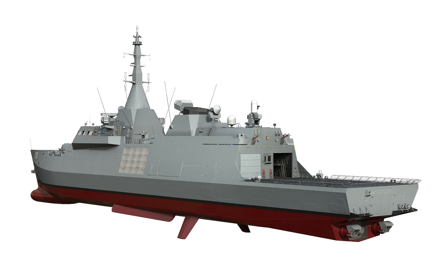 Frigate 3D Model - TurboSquid 2064795