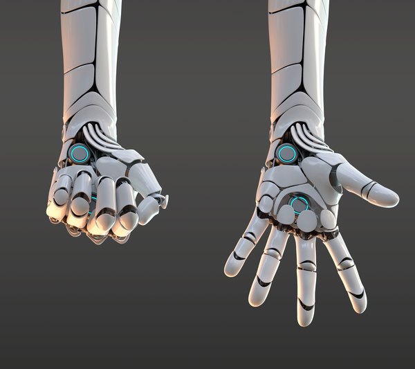 Robotic hand model - TurboSquid