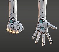 Robotic hand anatomy