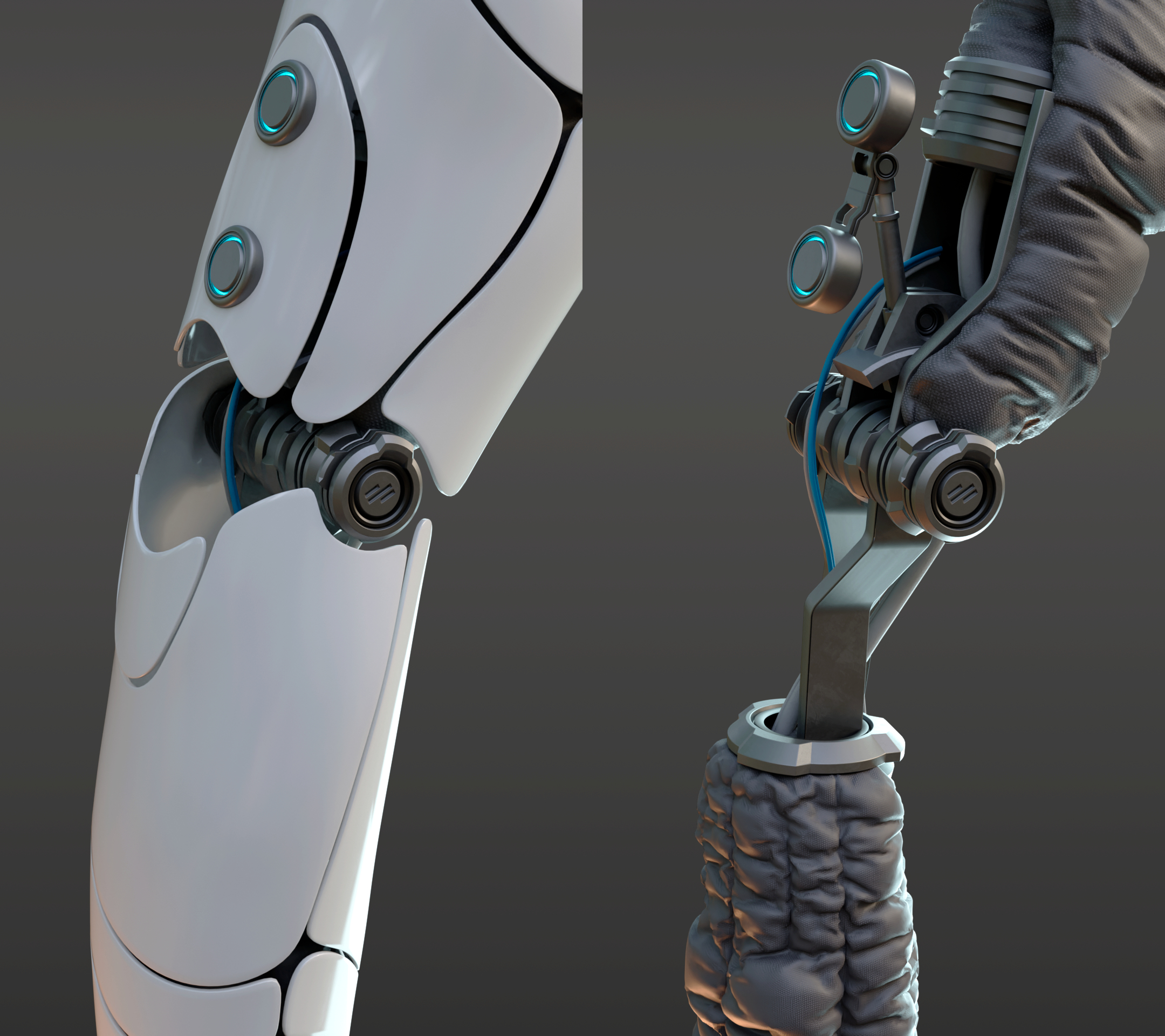 Robotic hand model - TurboSquid 1605002