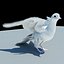 pigeon skinned rigged 3d model