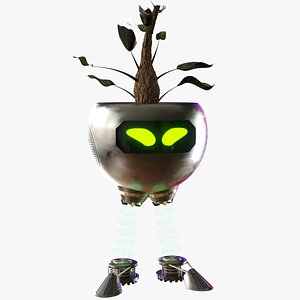PotBot Plant Robot 3D model