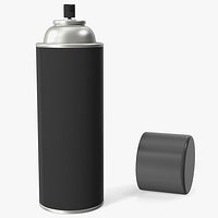 Recycling Black Aerosol Can