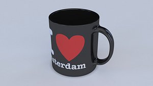 3D love mug