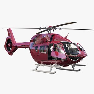 airbus helicopters h145 cockpit 3D model