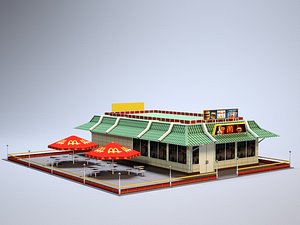 McDonalds McD MacD low poly
