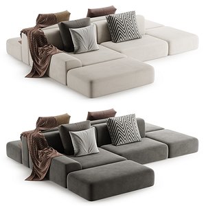Paola Lenti All Time Sofa 3D model
