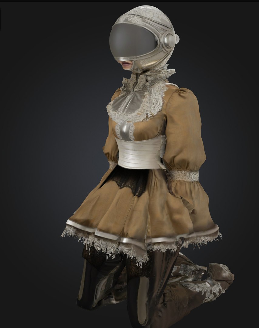 3D Timeless Voyager Moon Girl Model - TurboSquid 2423869