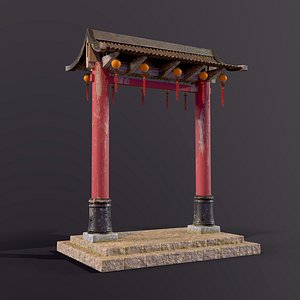 3D model Old Chinese Gate