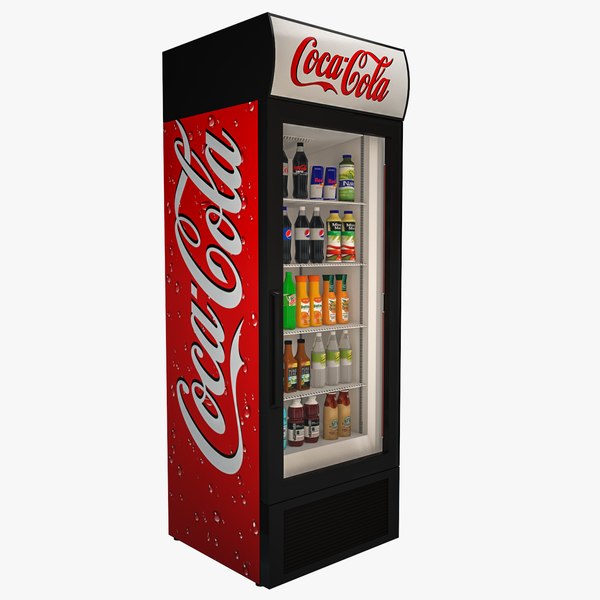 modèle 3D de Frigo Coca Cola Low Poly - TurboSquid 1198065