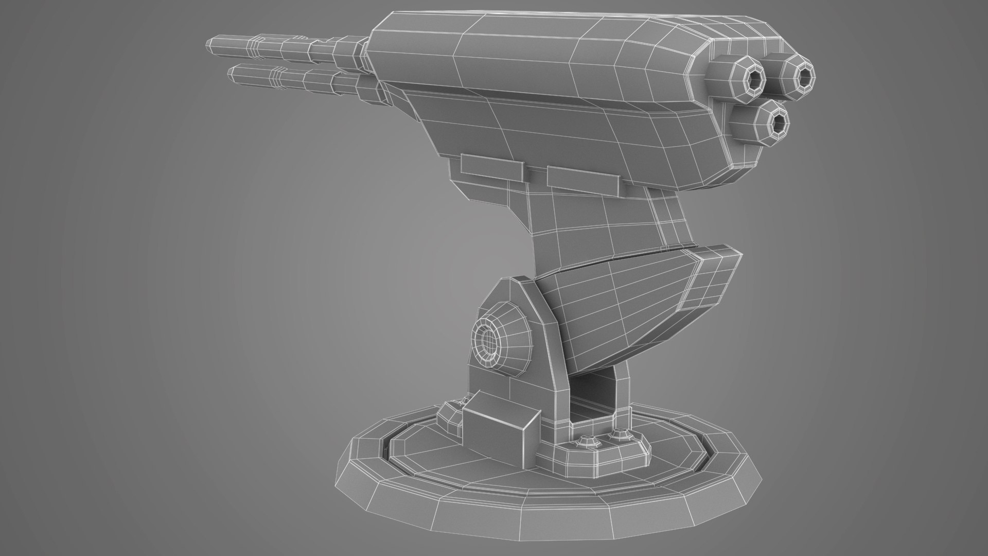 laser turret 3D https://p.turbosquid.com/ts-thumb/c3/E3euOT/xYxU0cu1/wf2copy/jpg/1585920199/1920x1080/fit_q87/1ecbe58349c95cdcf0de006932c64bf00b9642cb/wf2copy.jpg
