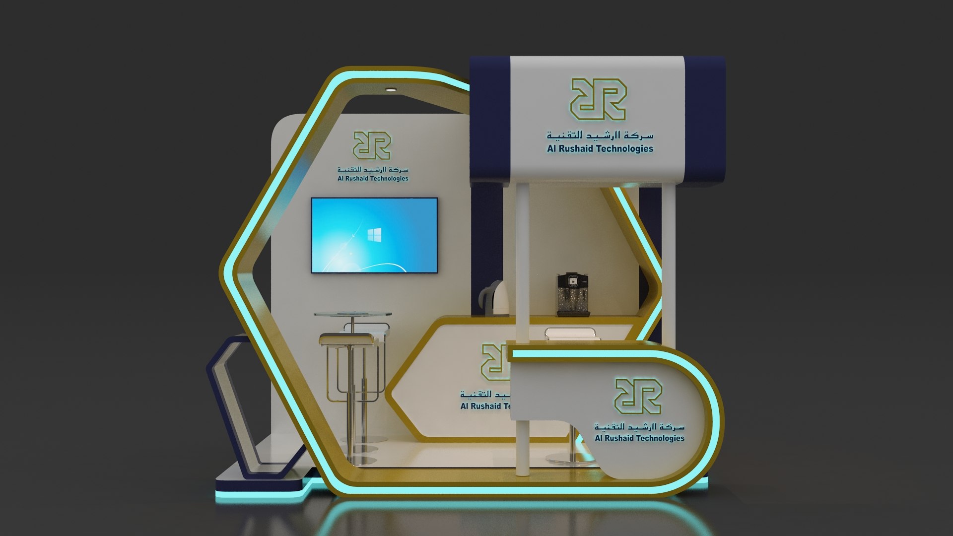3D Exhibition Booth - TurboSquid 2224440