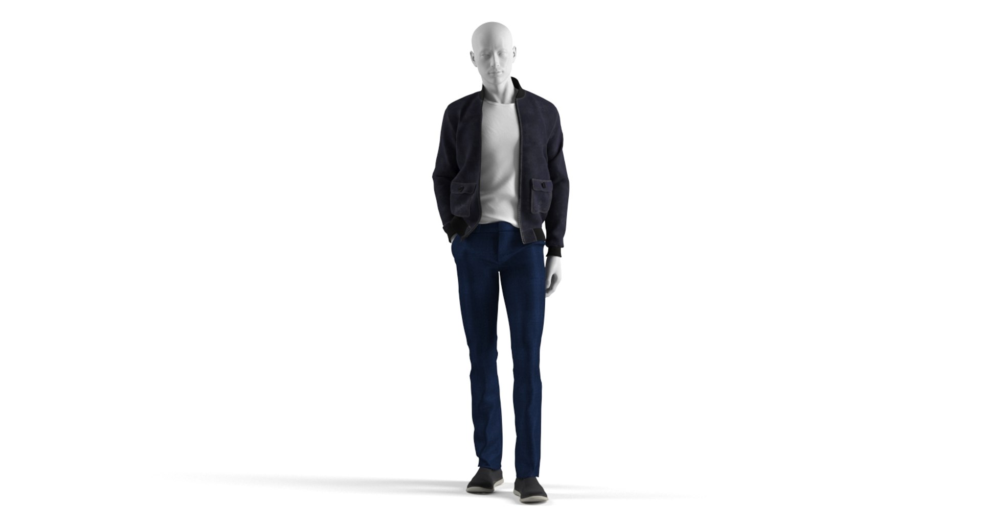 Realistic mannequin jacket 3D model - TurboSquid 1409917
