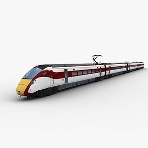 Lowpoly Train 9 3D model