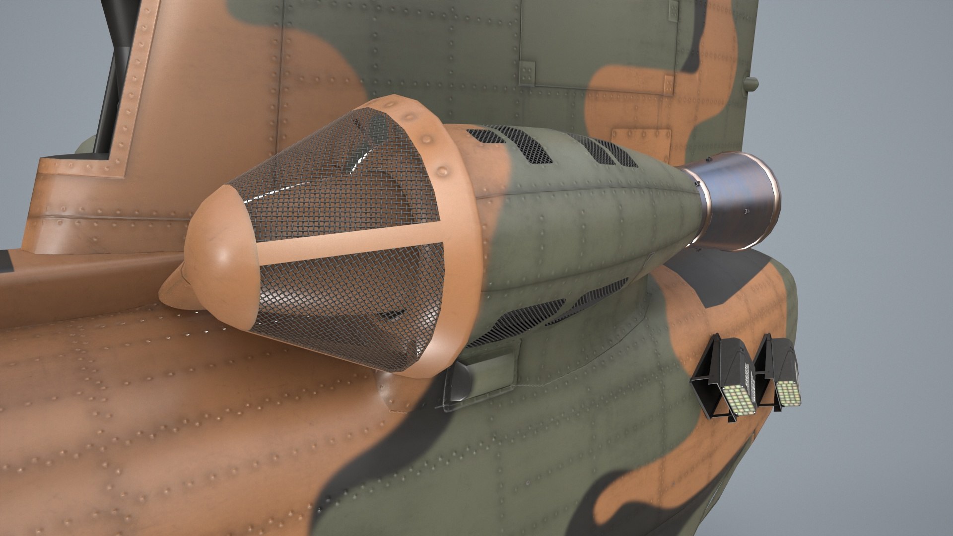 CH-47J Chinook JGSDF Basic Animation 3D - TurboSquid 2168278