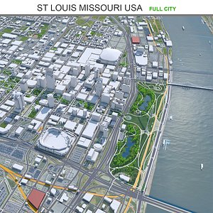 city area building 3D model