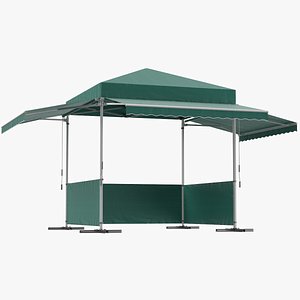 3D Detailed Party Gazebo