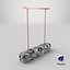 Modern Faceted Prism Pendant Light with Linear LED Bar