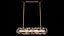 Modern Faceted Prism Pendant Light with Linear LED Bar