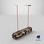 Modern Faceted Prism Pendant Light with Linear LED Bar