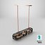 Modern Faceted Prism Pendant Light with Linear LED Bar