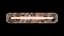 Modern Faceted Prism Pendant Light with Linear LED Bar