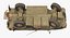 4x4 Bushmaster MR6 Camo Rigged 3D Model