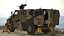 4x4 Bushmaster MR6 Camo Rigged 3D Model