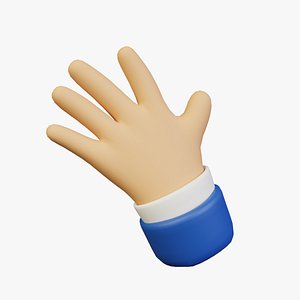 Waving Hand Icon model