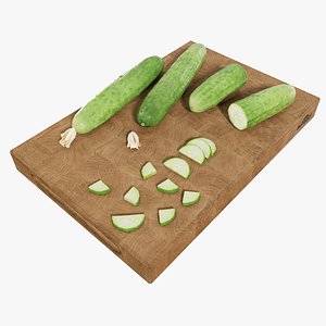 Cucumber 3D model