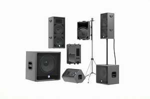 speaker sound 02 - blender 3d