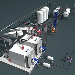 Industrial Boiler Room