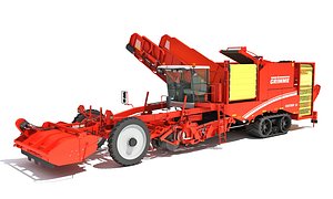 grimme potato harvester 3D model