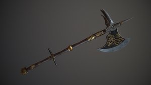 axe weapons 3D model