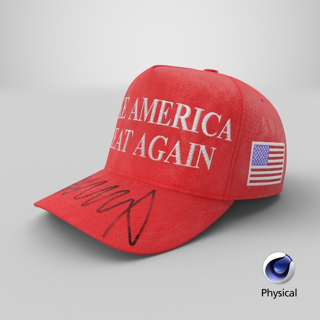 Trump Baseball Cap Red 3D model https://p.turbosquid.com/ts-thumb/c3/zGs4I0/1A/stemcell_cinema_4d_physical_render/png/1744813052/1920x1080/fit_q87/7eb934cf1c4a230ceff4e806965a6fbe785f5612/stemcell_cinema_4d_physical_render.jpg