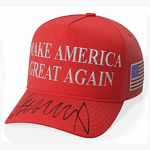 Trump Baseball Cap Red 3D model