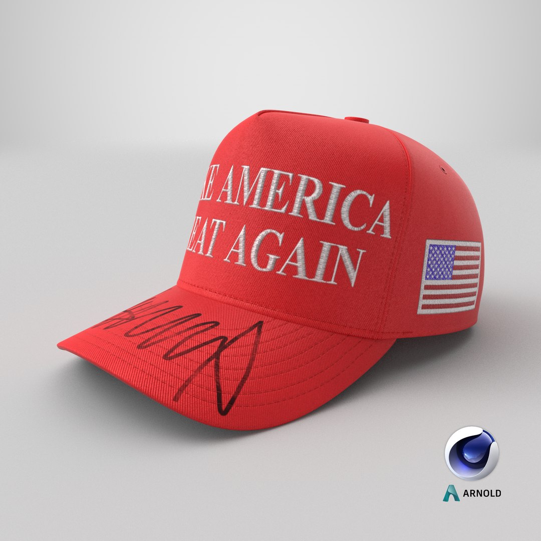 Trump Baseball Cap Red 3D model https://p.turbosquid.com/ts-thumb/c3/zGs4I0/ND/stemcell_cinema_4d_arnold_render/png/1744813049/1920x1080/fit_q87/d3300dfec10de51c985000cf97354fefcbfffb60/stemcell_cinema_4d_arnold_render.jpg