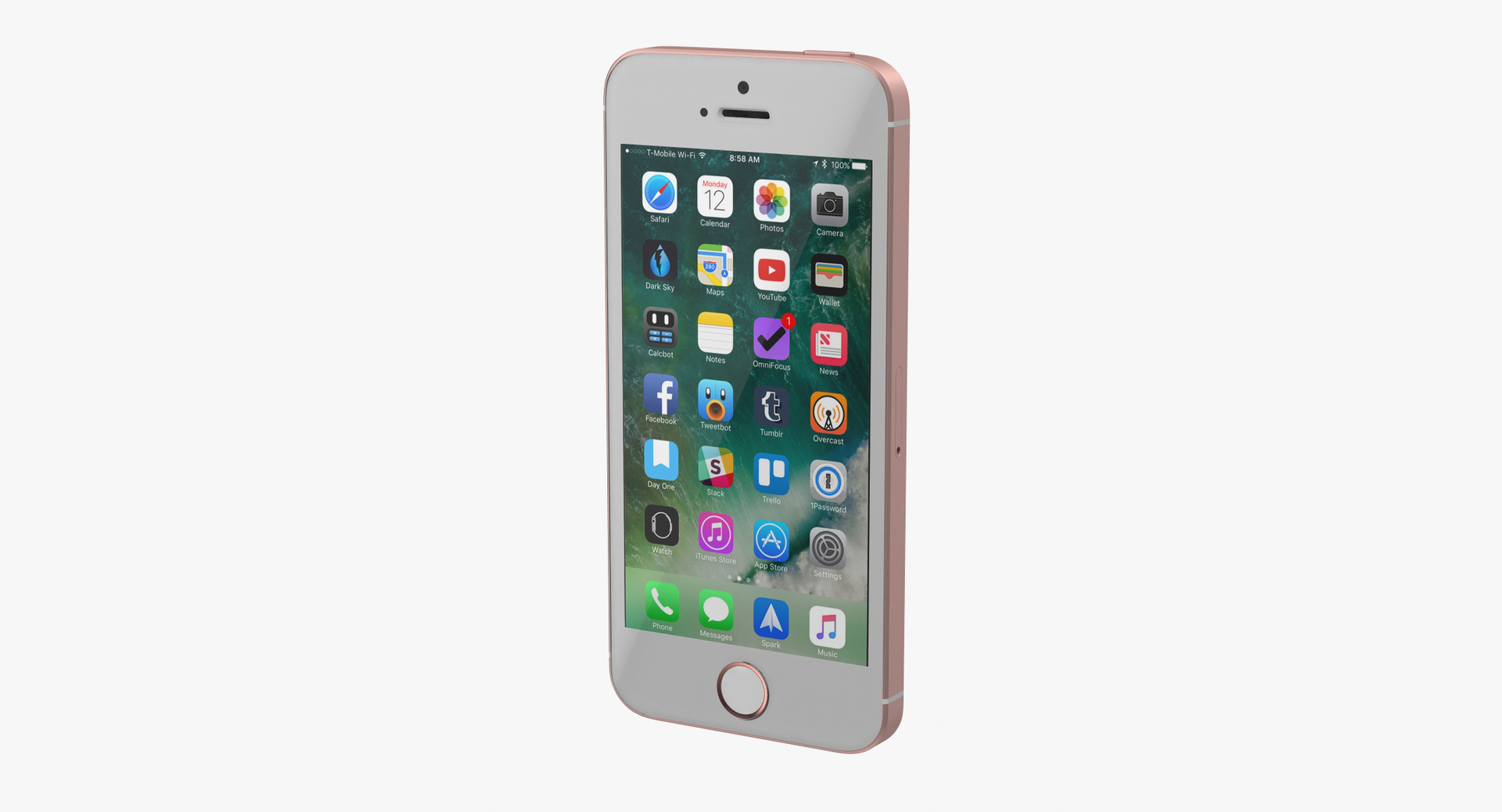 Iphone se rose gold 3D model - TurboSquid 1201821