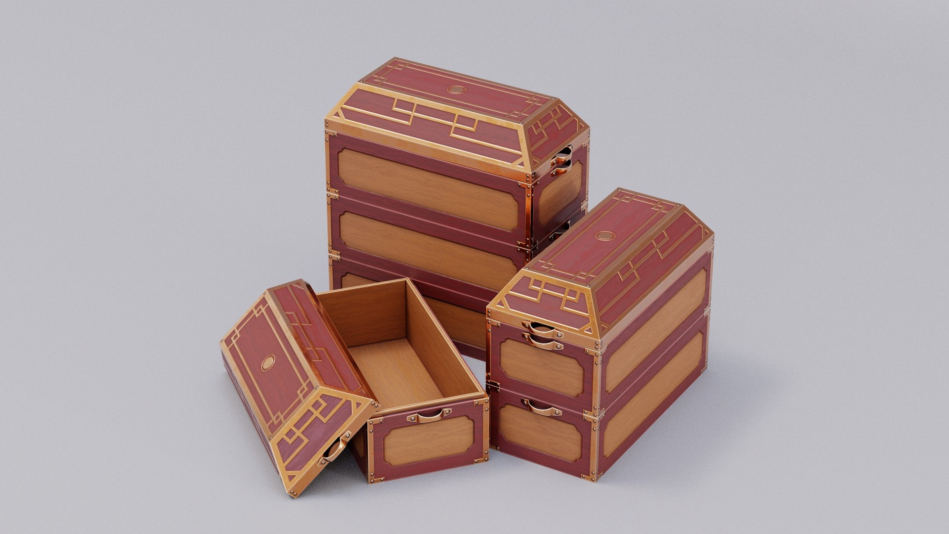 Chinese Trade Furniture Kit - 21 Stackable Box 3D Model - TurboSquid ...