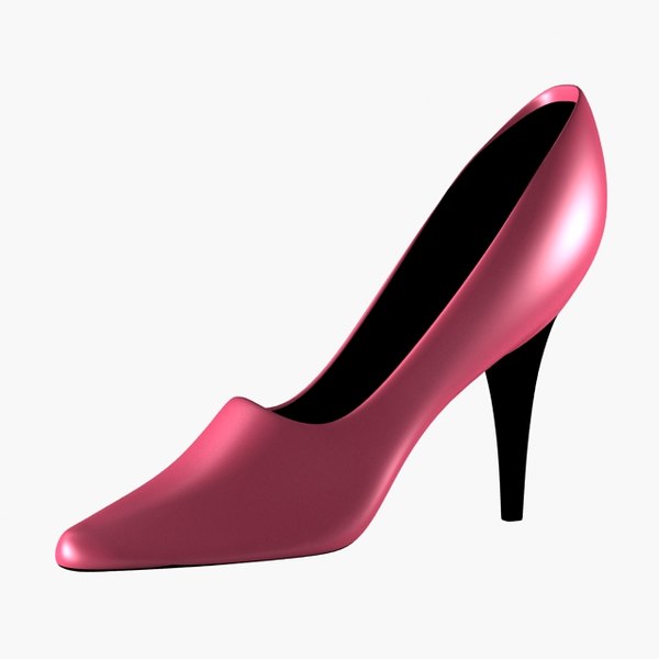 3d woman s shoe