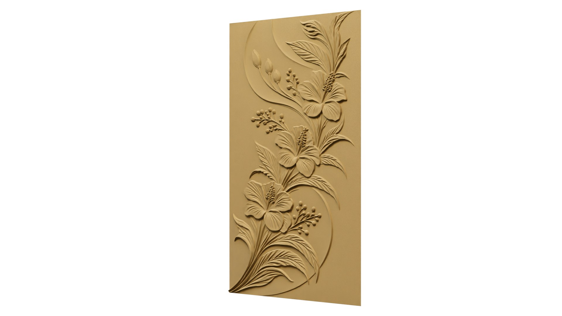 Modern  Hibiscus Blossoms mural Relief Wall Panel STL CNC 110 3D model https://p.turbosquid.com/ts-thumb/c4/ADBloO/Iw/a3/png/1793070752/1920x1080/fit_q87/4bed8258cc38e7698c0cbdbcce70dbf735a73d6a/a3.jpg