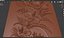 Modern  Hibiscus Blossoms mural Relief Wall Panel STL CNC 110