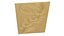 Modern  Hibiscus Blossoms mural Relief Wall Panel STL CNC 110