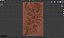 Modern  Hibiscus Blossoms mural Relief Wall Panel STL CNC 110
