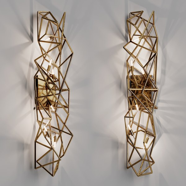 Etoile Wall Sconce by Christian Lava for Terzani 3D 모델 - TurboSquid 2037774