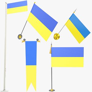 Ukrainian Flags Collection V2